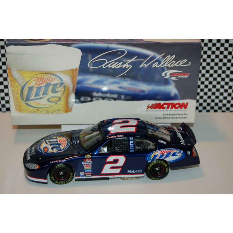 2 Rusty Wallace, Miller Lite, 1/24 CUP 2004