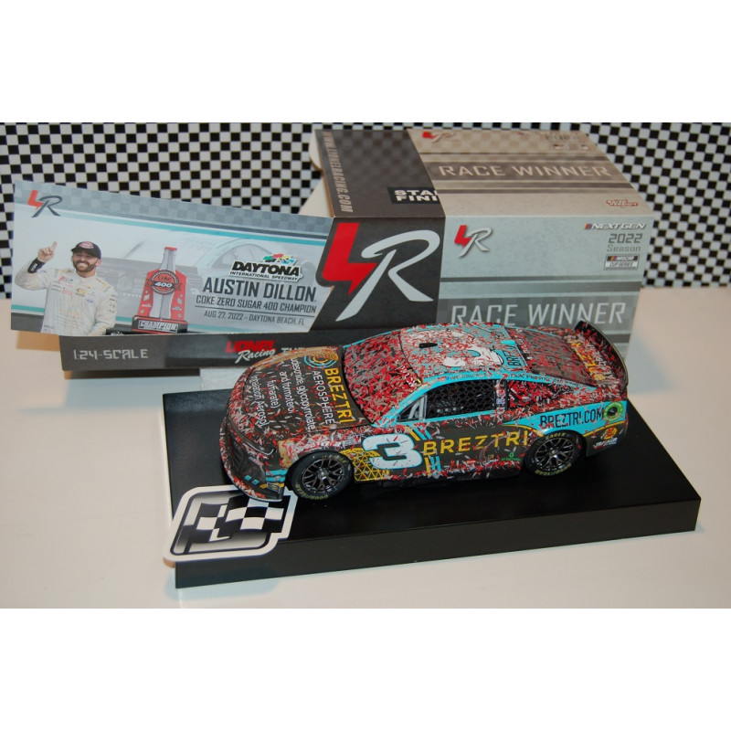 3 Austin Dillon, Breztri Daytona 8/28 Race Win, 1/24 CUP 2022 HO